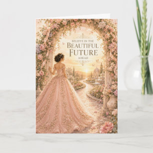 Carte élégante pour Quinceañera ou Sweet 16