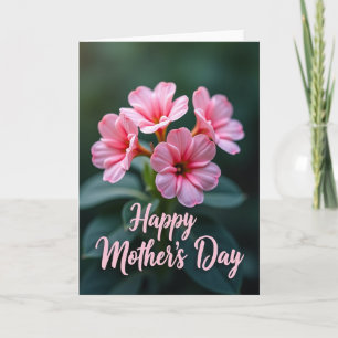 Carte élégante pour remercier maman