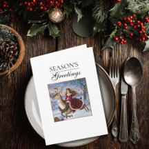 Élégante Princesse & Reindeer Vintage Christmas mi