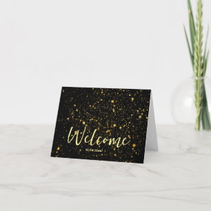 Carte Élégante simple personnalisée Bienvenue dans l'équ