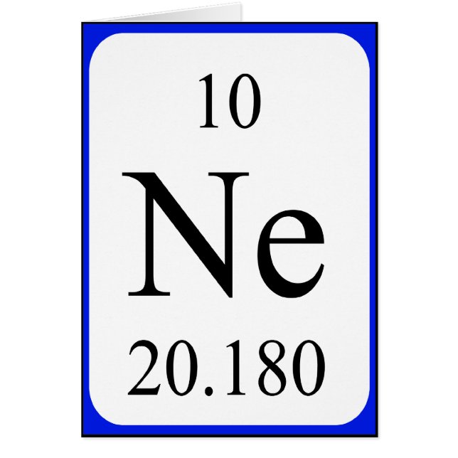 Carte Element 10 - Neon (Devant)