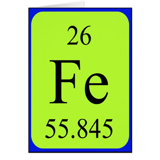 Carte Element 26 - Fer (Devant)