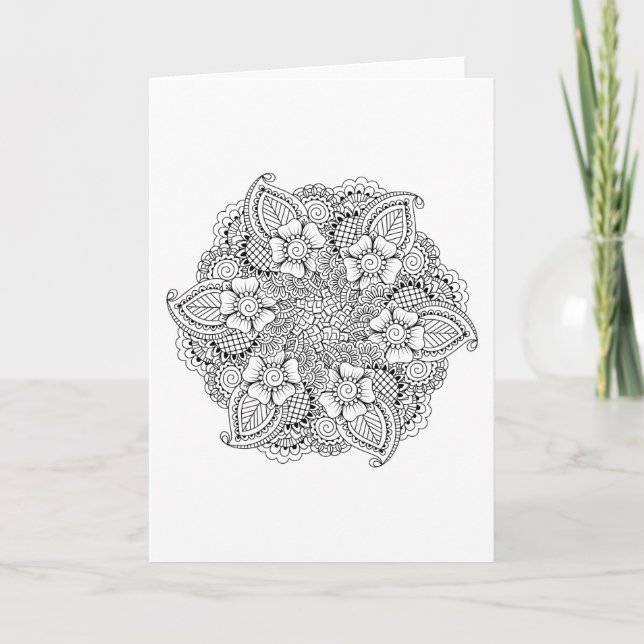 Carte Élément arrondi inspiré (Devant)