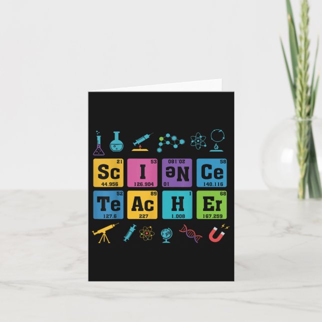 Carte Éléments de chimie des enseignants en sciences Tab (Devant)