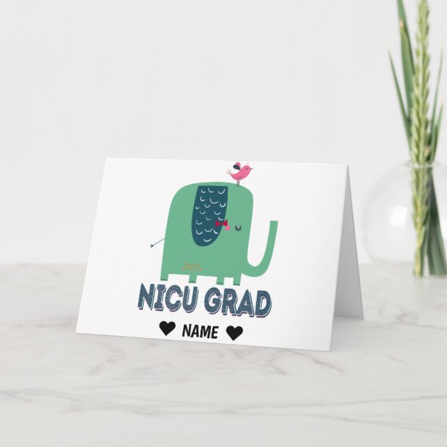 Carte Eléphant de grade NICU (Devant)