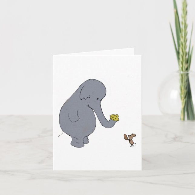 Carte Elephant et souris (Devant)
