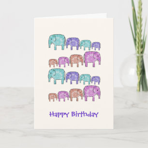 Carte Eléphants
