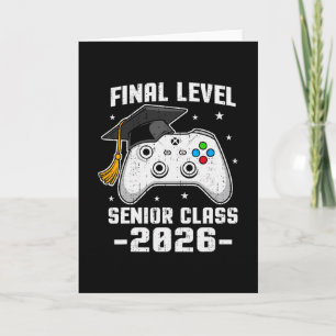 Carte Élève de terminale 2026 Joueur de jeu vidéo Cl de