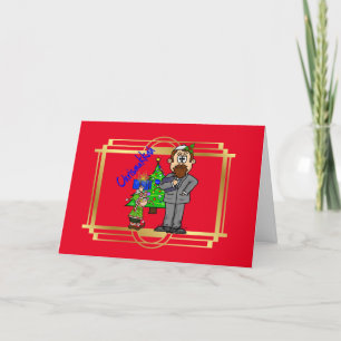 Carte Elf et Homme juif Chrismukkah