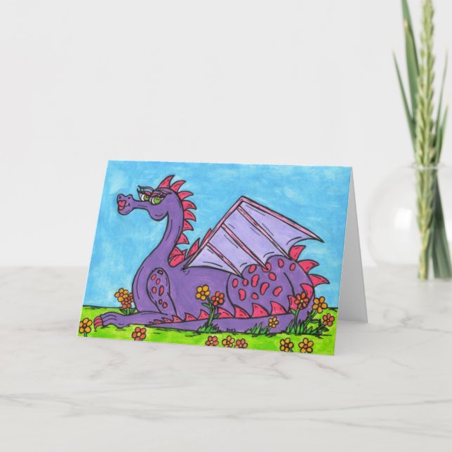 Carte Elizabeth the Dragon Greeting Cards (Devant)