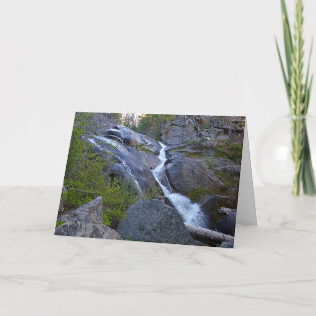 Carte Ella Falls dans le parc national de Sequoia (Devant)