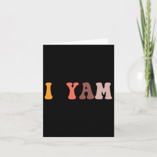 Carte Elle est ma patate douce Je suis Yam couples Saint