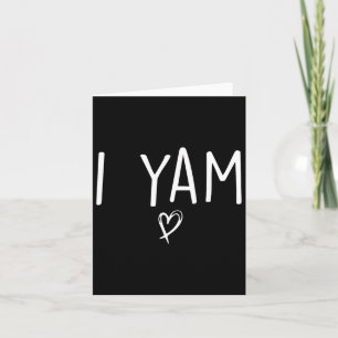 Carte Elle est ma patate douce Je Yam Set Couples Thanks