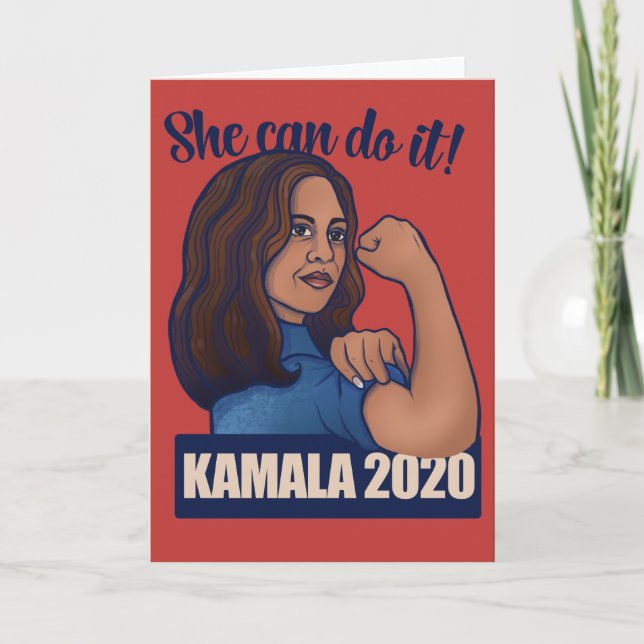 Carte Elle peut le faire KAMALA 2020 Vote Kamala Harris (Devant)