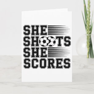 Carte Elle Tire Elle Marque Citation De Football Pour Fi