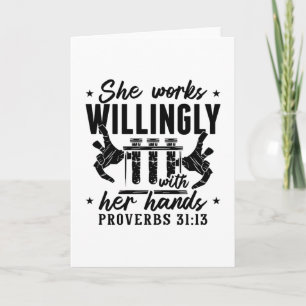 Carte Elle Travaille Volontiers Lab Tech Technicien De L