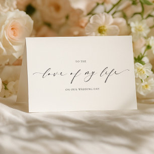 Carte Ellesmere à l'amour de ma vie Jour de mariage