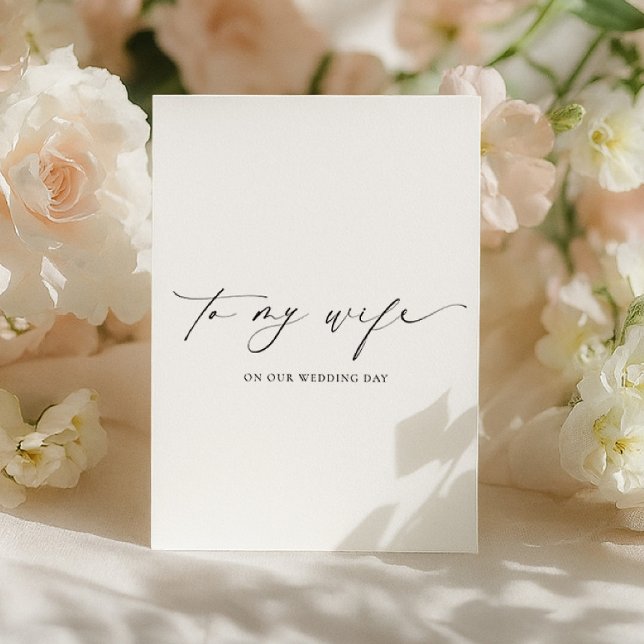 Carte Ellesmere À Ma Femme Jour De Mariage (Créateur téléchargé)