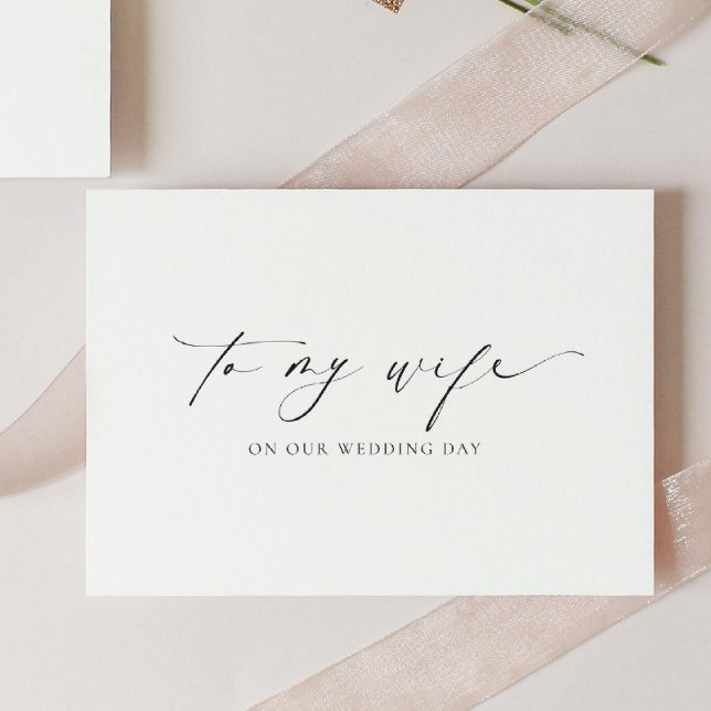 Carte Ellesmere À Ma Femme Jour De Mariage (Créateur téléchargé)