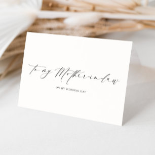 Carte Ellesmere À Ma Fête De Mariage Mère En Lois