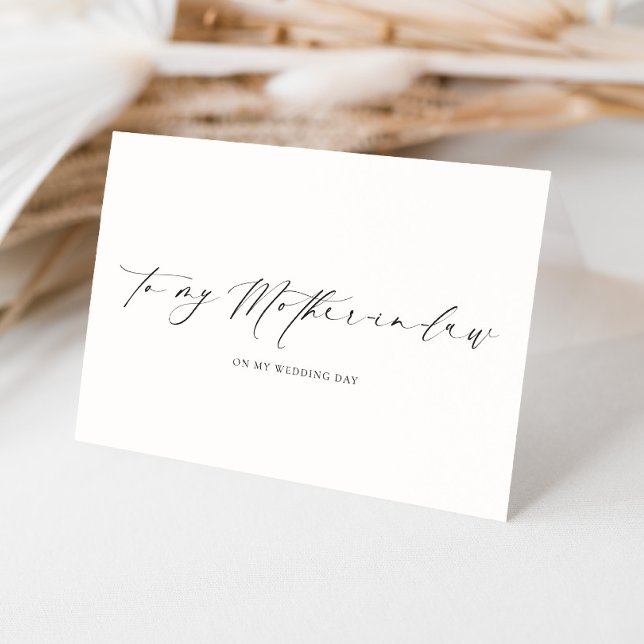 Carte Ellesmere À Ma Fête De Mariage Mère En Lois (Créateur téléchargé)