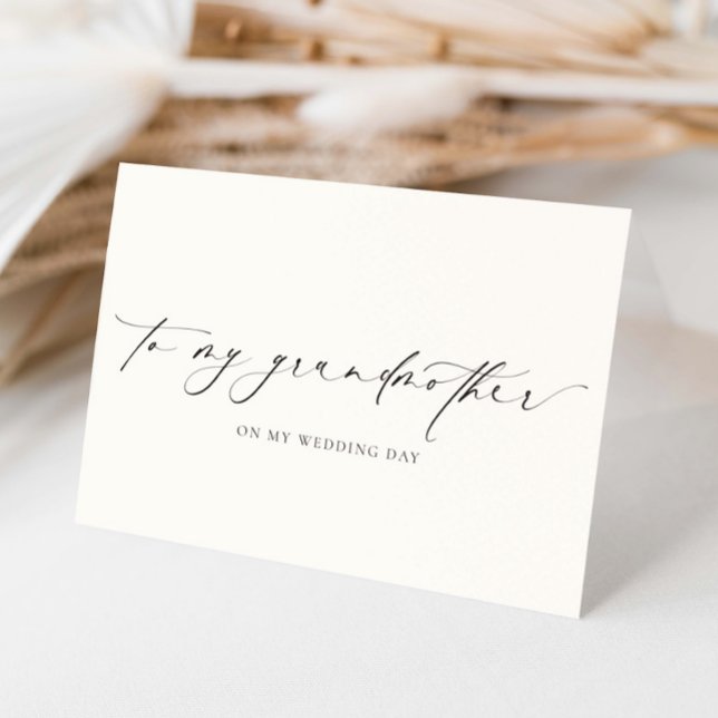 Carte Ellesmere À Ma Grand-Mère Jour De Mariage (Créateur téléchargé)