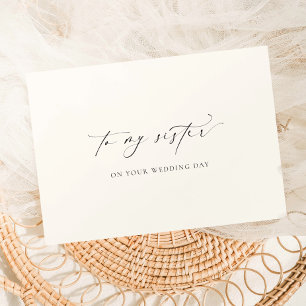 Carte Ellesmere À Ma Soeur Le Jour De Votre Mariage