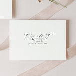 Carte Ellesmere À Mon Jour De Mariage Presque Femme<br><div class="desc">La carte de mariage Ellesmere présente un design minimaliste moderne sur un arrière - plan blanc pour un look propre et simple. L'en-tête de script est une image qui ne peut pas être modifiée. Tous les autres textes sont entièrement modifiables. Pour une personnalisation plus avancée de cette conception, il suffit...</div>