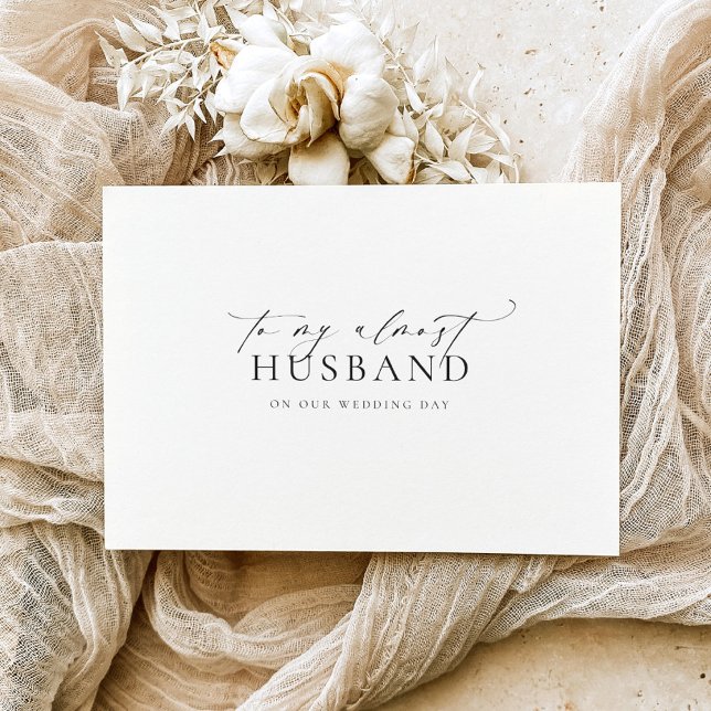 Carte Ellesmere À Mon Jour De Mariage Presque Mari (Créateur téléchargé)