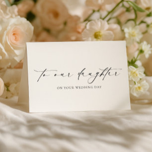 Carte Ellesmere à notre fille pour votre jour de mariage