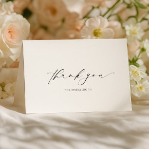 Carte Ellesmere Merci Pour Nous Avoir Marié Le Jour Du M