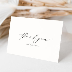 Carte Ellesmere Merci Pour Nous Avoir Marié Le Jour Du M