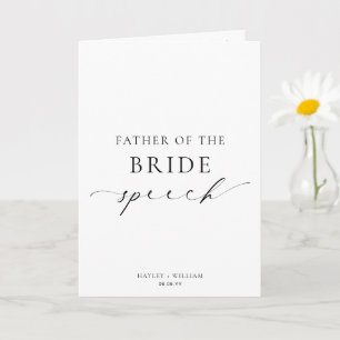 Carte Ellesmere Père De La Femme Mariage Discours