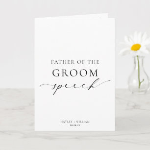 Carte Ellesmere Père Du Mariage Groom Discours