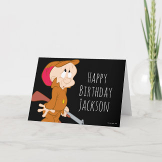 Carte ELMER FUDD™ | Pose effrayée