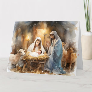 Carte Éloigné Dans Un Noël De Manger