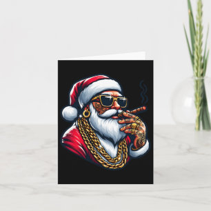 Carte Emballage Gangsta Drôle Cool Santa Gangster Pyjama