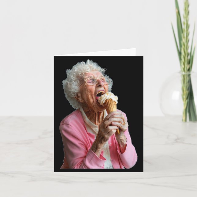 Carte Embarring Old Ladies Meme Grandma Grandmother Gran (Devant)