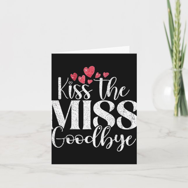 Carte Embrasse La Miss Bon (Devant)