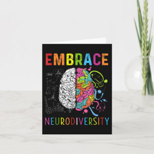 Carte Embrassez La Neurodiversité Cerveau Embrassez L'Au