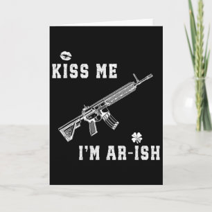Carte Embrassez-moi, je suis Ar-ish Saint-Patrick irland