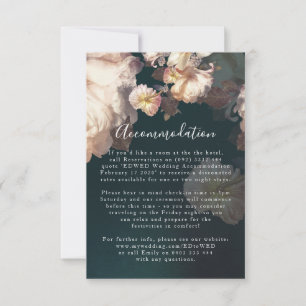 Carte Emerald Antique Vintage Wedding Enclôture Ca