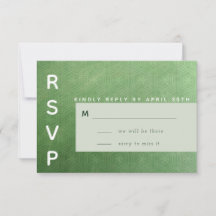 Carte Emerald City RSVP