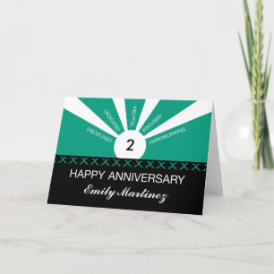 Carte Emily Martinez, Anniversaire des employés, Personn