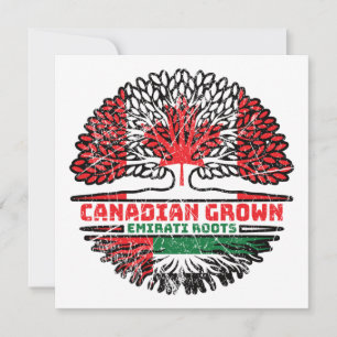 Carte Émirat Emirati Canadian Canada Tree