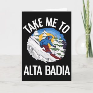 Carte Emmène-moi à Alta Dia Drôle de Dolomites Ski