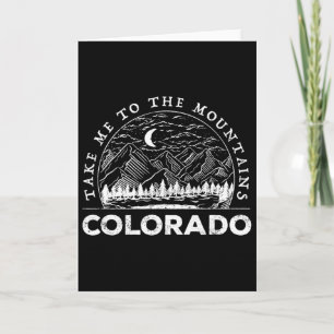 Carte Emmenez-Moi Dans Les Montagnes Colorado Souvenir R