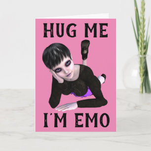 CARTE EMO GOTHIQUE FILLE TOUTES OCCASIONS