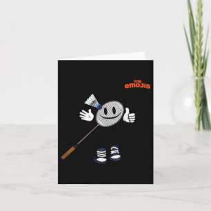 Carte Emoji Badminton Sports Pouce en l'air