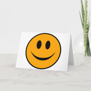 Carte Emoji du visage souriant